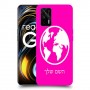 עולם כיסוי מגן קשיח בעיצוב אישי עם השם שלך ל Realme GT 5G יחידה אחת סקרין מובייל
