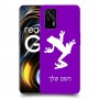 צפרדע טרופית כיסוי מגן קשיח בעיצוב אישי עם השם שלך ל Realme GT 5G יחידה אחת סקרין מובייל