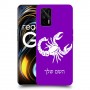עקרב כיסוי מגן קשיח בעיצוב אישי עם השם שלך ל Realme GT 5G יחידה אחת סקרין מובייל
