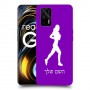 ג'וגלין - אישה כיסוי מגן קשיח בעיצוב אישי עם השם שלך ל Realme GT 5G יחידה אחת סקרין מובייל