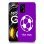 כדורגל - כדור כיסוי מגן קשיח בעיצוב אישי עם השם שלך ל Realme GT 5G יחידה אחת סקרין מובייל