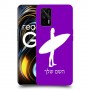 גלישה כיסוי מגן קשיח בעיצוב אישי עם השם שלך ל Realme GT 5G יחידה אחת סקרין מובייל