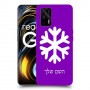 שלג כיסוי מגן קשיח בעיצוב אישי עם השם שלך ל Realme GT 5G יחידה אחת סקרין מובייל