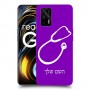 רופא סטטוסקופ כיסוי מגן קשיח בעיצוב אישי עם השם שלך ל Realme GT 5G יחידה אחת סקרין מובייל