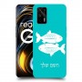 דגים כיסוי מגן קשיח בעיצוב אישי עם השם שלך ל Realme GT 5G יחידה אחת סקרין מובייל