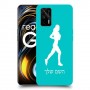 ג'וגלין - אישה כיסוי מגן קשיח בעיצוב אישי עם השם שלך ל Realme GT 5G יחידה אחת סקרין מובייל