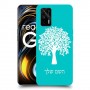 עץ כיסוי מגן קשיח בעיצוב אישי עם השם שלך ל Realme GT 5G יחידה אחת סקרין מובייל