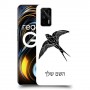 ציפור לבלוע כיסוי מגן קשיח בעיצוב אישי עם השם שלך ל Realme GT 5G יחידה אחת סקרין מובייל