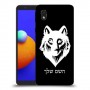 זאב כיסוי מגן קשיח בעיצוב אישי עם השם שלך ל Samsung Galaxy A01 Core יחידה אחת סקרין מובייל