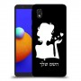 אישה אהבה כיסוי מגן קשיח בעיצוב אישי עם השם שלך ל Samsung Galaxy A01 Core יחידה אחת סקרין מובייל