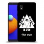 טריאתלון כיסוי מגן קשיח בעיצוב אישי עם השם שלך ל Samsung Galaxy A01 Core יחידה אחת סקרין מובייל