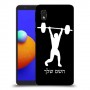 הרמת משקולות כיסוי מגן קשיח בעיצוב אישי עם השם שלך ל Samsung Galaxy A01 Core יחידה אחת סקרין מובייל