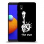 פסל החירות כיסוי מגן קשיח בעיצוב אישי עם השם שלך ל Samsung Galaxy A01 Core יחידה אחת סקרין מובייל