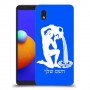 דלי כיסוי מגן קשיח בעיצוב אישי עם השם שלך ל Samsung Galaxy A01 Core יחידה אחת סקרין מובייל