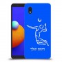 שחקן כדורעף כיסוי מגן קשיח בעיצוב אישי עם השם שלך ל Samsung Galaxy A01 Core יחידה אחת סקרין מובייל