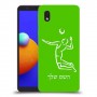 שחקן כדורעף כיסוי מגן קשיח בעיצוב אישי עם השם שלך ל Samsung Galaxy A01 Core יחידה אחת סקרין מובייל