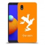 צפרדע טרופית כיסוי מגן קשיח בעיצוב אישי עם השם שלך ל Samsung Galaxy A01 Core יחידה אחת סקרין מובייל
