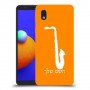 סקספון כיסוי מגן קשיח בעיצוב אישי עם השם שלך ל Samsung Galaxy A01 Core יחידה אחת סקרין מובייל