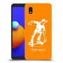 ילד סקייטבורד כיסוי מגן קשיח בעיצוב אישי עם השם שלך ל Samsung Galaxy A01 Core יחידה אחת סקרין מובייל