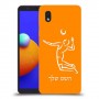 שחקן כדורעף כיסוי מגן קשיח בעיצוב אישי עם השם שלך ל Samsung Galaxy A01 Core יחידה אחת סקרין מובייל