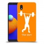 הרמת משקולות כיסוי מגן קשיח בעיצוב אישי עם השם שלך ל Samsung Galaxy A01 Core יחידה אחת סקרין מובייל