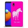 זברה כיסוי מגן קשיח בעיצוב אישי עם השם שלך ל Samsung Galaxy A01 Core יחידה אחת סקרין מובייל