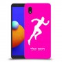 רץ כיסוי מגן קשיח בעיצוב אישי עם השם שלך ל Samsung Galaxy A01 Core יחידה אחת סקרין מובייל