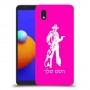 מערב פרוע - קאובוי כיסוי מגן קשיח בעיצוב אישי עם השם שלך ל Samsung Galaxy A01 Core יחידה אחת סקרין מובייל