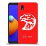 ראש נשר כיסוי מגן קשיח בעיצוב אישי עם השם שלך ל Samsung Galaxy A01 Core יחידה אחת סקרין מובייל