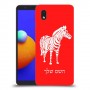 זברה כיסוי מגן קשיח בעיצוב אישי עם השם שלך ל Samsung Galaxy A01 Core יחידה אחת סקרין מובייל