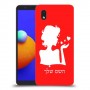 אישה אהבה כיסוי מגן קשיח בעיצוב אישי עם השם שלך ל Samsung Galaxy A01 Core יחידה אחת סקרין מובייל
