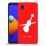כינור כיסוי מגן קשיח בעיצוב אישי עם השם שלך ל Samsung Galaxy A01 Core יחידה אחת סקרין מובייל