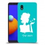 אישה אהבה כיסוי מגן קשיח בעיצוב אישי עם השם שלך ל Samsung Galaxy A01 Core יחידה אחת סקרין מובייל