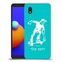 ילד סקייטבורד כיסוי מגן קשיח בעיצוב אישי עם השם שלך ל Samsung Galaxy A01 Core יחידה אחת סקרין מובייל
