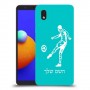 שחקן כדורגל כיסוי מגן קשיח בעיצוב אישי עם השם שלך ל Samsung Galaxy A01 Core יחידה אחת סקרין מובייל