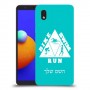 טריאתלון כיסוי מגן קשיח בעיצוב אישי עם השם שלך ל Samsung Galaxy A01 Core יחידה אחת סקרין מובייל