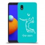 שחקן כדורעף כיסוי מגן קשיח בעיצוב אישי עם השם שלך ל Samsung Galaxy A01 Core יחידה אחת סקרין מובייל