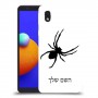 עכביש כיסוי מגן קשיח בעיצוב אישי עם השם שלך ל Samsung Galaxy A01 Core יחידה אחת סקרין מובייל