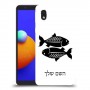 דגים כיסוי מגן קשיח בעיצוב אישי עם השם שלך ל Samsung Galaxy A01 Core יחידה אחת סקרין מובייל