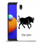 שור כיסוי מגן קשיח בעיצוב אישי עם השם שלך ל Samsung Galaxy A01 Core יחידה אחת סקרין מובייל