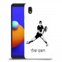 שחקן טניס כיסוי מגן קשיח בעיצוב אישי עם השם שלך ל Samsung Galaxy A01 Core יחידה אחת סקרין מובייל