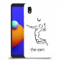 שחקן כדורעף כיסוי מגן קשיח בעיצוב אישי עם השם שלך ל Samsung Galaxy A01 Core יחידה אחת סקרין מובייל