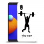 הרמת משקולות כיסוי מגן קשיח בעיצוב אישי עם השם שלך ל Samsung Galaxy A01 Core יחידה אחת סקרין מובייל