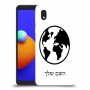 עולם כיסוי מגן קשיח בעיצוב אישי עם השם שלך ל Samsung Galaxy A01 Core יחידה אחת סקרין מובייל