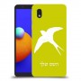 ציפור לבלוע כיסוי מגן קשיח בעיצוב אישי עם השם שלך ל Samsung Galaxy A01 Core יחידה אחת סקרין מובייל