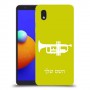 חצוצרה כיסוי מגן קשיח בעיצוב אישי עם השם שלך ל Samsung Galaxy A01 Core יחידה אחת סקרין מובייל