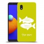 דגים כיסוי מגן קשיח בעיצוב אישי עם השם שלך ל Samsung Galaxy A01 Core יחידה אחת סקרין מובייל