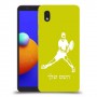 שחקן טניס כיסוי מגן קשיח בעיצוב אישי עם השם שלך ל Samsung Galaxy A01 Core יחידה אחת סקרין מובייל