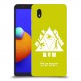 טריאתלון כיסוי מגן קשיח בעיצוב אישי עם השם שלך ל Samsung Galaxy A01 Core יחידה אחת סקרין מובייל