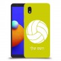 כדורעף - כדור כיסוי מגן קשיח בעיצוב אישי עם השם שלך ל Samsung Galaxy A01 Core יחידה אחת סקרין מובייל